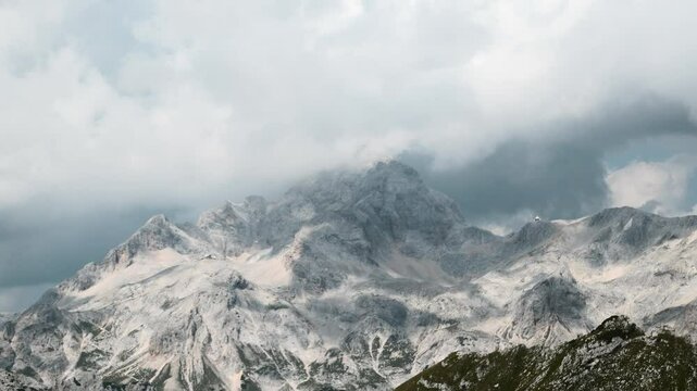 Triglav national park mountain view