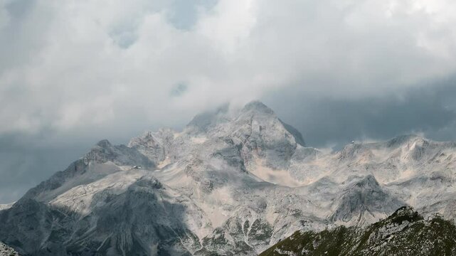 Triglav national park mountain view