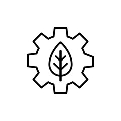 Conservation outline icons, minimalist vector illustration ,simple transparent graphic element .Isolated on white background