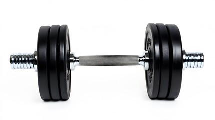Naklejka premium barbell isolated on white background. 