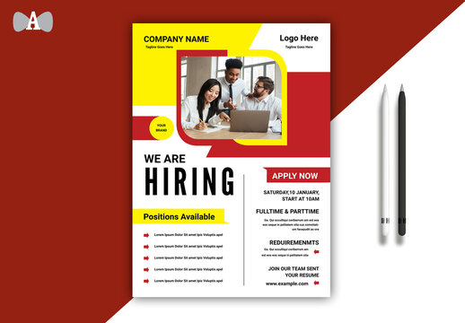 Hiring Flyer Template