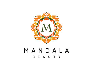 Circular pattern mandala. luxury decoration of mandala flowers. yoga template. relax  islamic