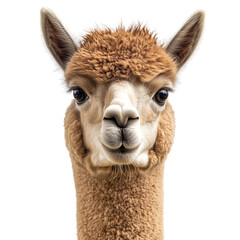 Fototapeta premium Explore the Beautiful World of Alpacas: A Stunning Image Perfect for Animal Lovers and Nature Enthusiasts, Ideal for Publications about Wildlife, Agriculture, or Eco-Tourism