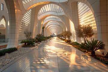 A vibrant view of Riyadh, the capital of Saudi Arabia, showcasing the city's stunning skyline and modern architecture. A representation of urban development and commercial growth, reflecting the dynam