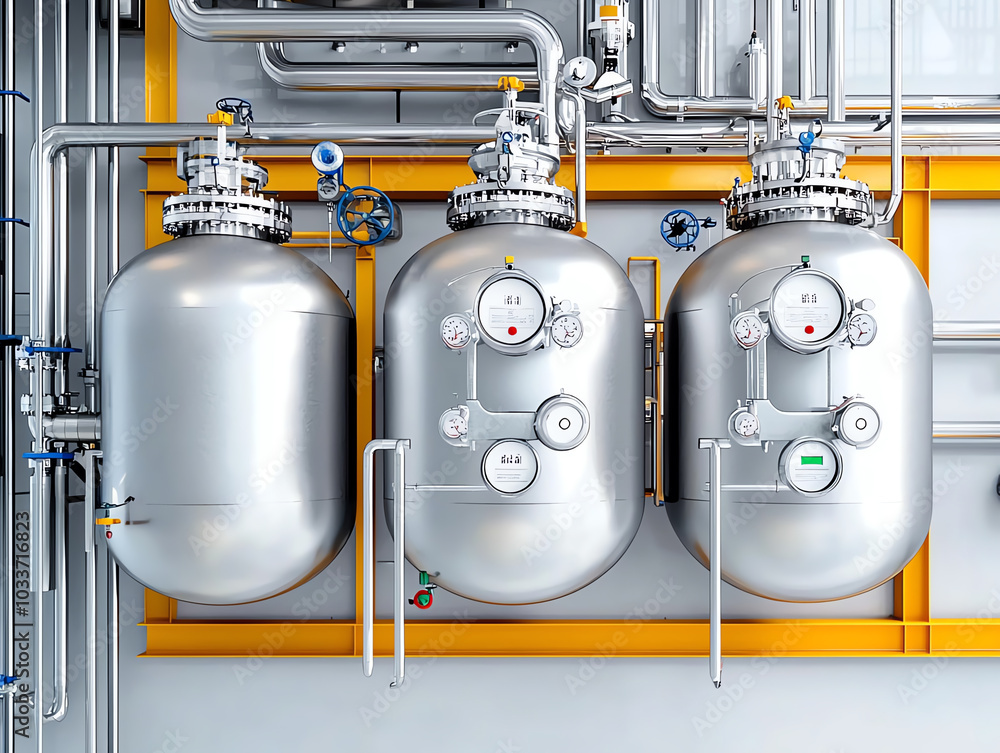 Poster understanding industrial processes a deep dive into the functionality of pressure vessels in modern 