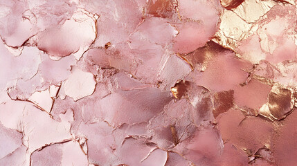 Rose gold textured background with a luxurious metallic shine, perfect for elegant designs. -