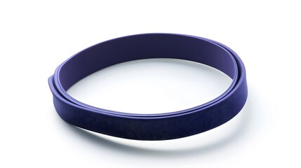 Narrow training headband isolated on a white background. 