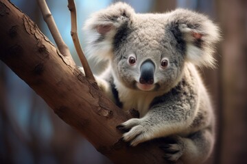 Naklejka premium Animal koala wildlife mammal.