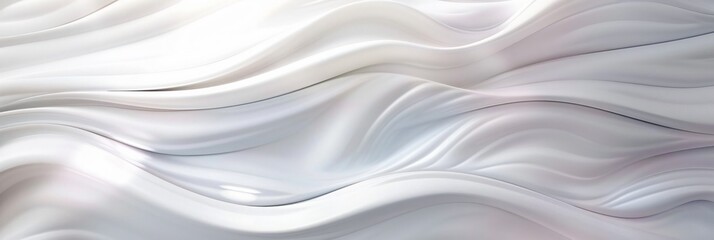 Abstract background in white featuring flowing lines and artistic textures, resembling silk with a three-dimensional relief effect. A sophisticated and elegant design ideal for commercial use and crea