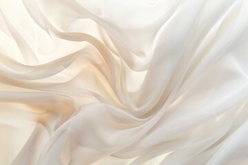 Fototapeta premium Abstract background in white featuring flowing lines and artistic textures, resembling silk with a three-dimensional relief effect. A sophisticated and elegant design ideal for commercial use and crea