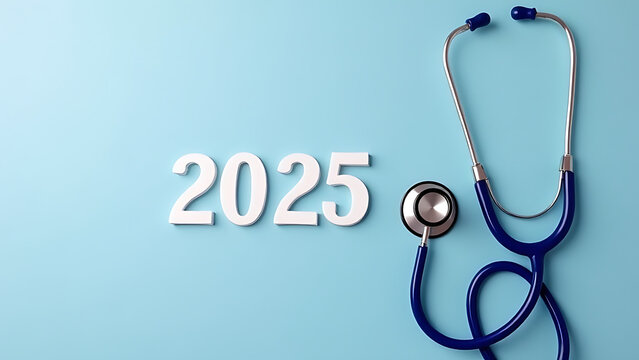 Wishing a healthy start to 2025 with Doctor Stethoscope, a symbol of trust in healthcare services nearby.
