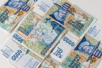 Obraz premium Icelandic banknotes, money, krona, 