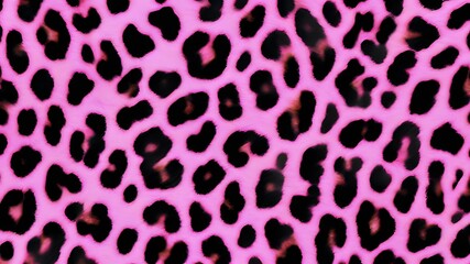 Obraz premium leopard print dark pink background stylish design