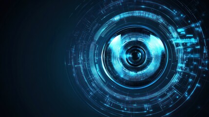 Cyber Eye Abstract Digital Artwork