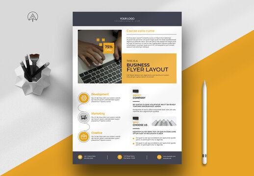 Corporate Business Flyer Layout