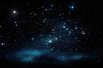 Fototapeta premium Night astronomy outdoors nebula.