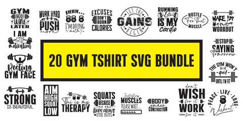 Workout Svg Bundle, Gym SVG Bundle, Fitness Svg, Exercise Svg Bundle, Gym tshirt svg, Gym quote Svg, Workout Quote Svg, Gym Mug Svg, Cut File For Cricut
