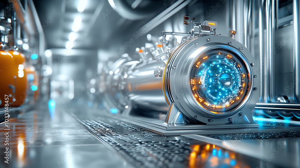 Poster exploring advanced technologies in modern industrial environments a deep dive into the future of eng