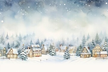 Fototapeta premium Christmas village outdoors architecture backgrounds.