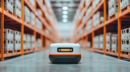 Exploring the future of automation a robotic assistant in a modern warehouse environment enhancing efficiency and productivity