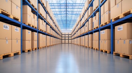 Efficient warehouse management maximizing space and streamlining operations in modern storage solutions