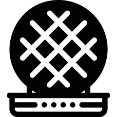 Simple vector icon electric grill