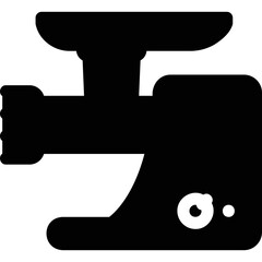 Simple vector icon meat grinder