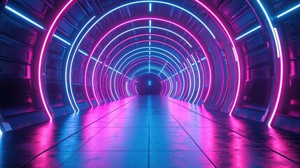 Neon Tunnel