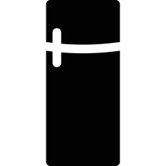 Simple vector icon kitchen refrigerator