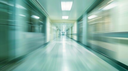 Abstract Hospital Corridor Blur