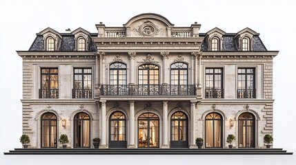 Fototapeta premium Elegant French Mansion