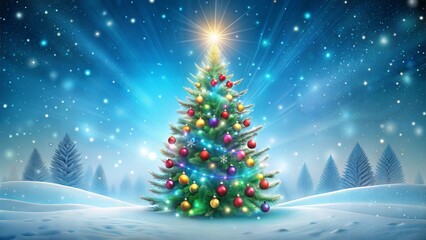 Holiday Magic: Illuminated Tree