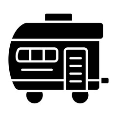 Fototapeta premium Trailer Icon