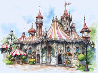 Decorate your home like you're in a theme park.