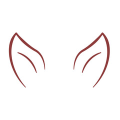 Animal ear halloween mask