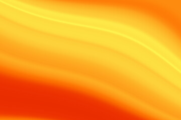 Abstract yellow background design of soft & blurry wave shapes in an oblique flow using golden and yellowish color tones. Used as a wallpaper, a backdrop or as a virtual image.