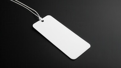 Fototapeta premium High-quality bookmark mockup displaying a clean, vertical layout. Ideal for design presentations, product promotions, or branding purposes with no logos or text