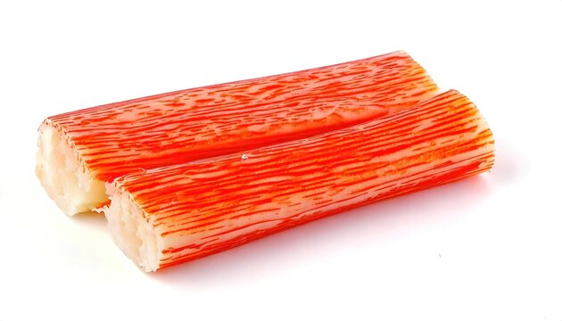 imitation Crab, krab sticks, or seafood meat sticks are a Japanese product made of surimi - pulverized white fish - and starch, then shaped and cured to resemble the leg meat of snow crab legs