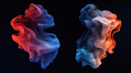 Abstract Colorful Smoke