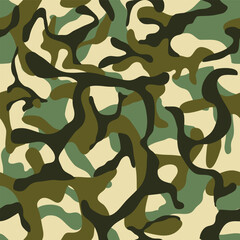 Naklejka premium Military pattern. Camouflage color texture. Textile print