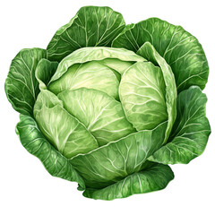 Fototapeta premium Fresh Cabbage Image Perfect for Culinary and Health-Related Projects Showcasing Vegetables and Their Nutritional Benefits