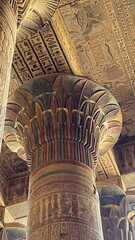 Khnum Temple Columns and Hieroglyphic Carvings – Esna, Luxor, Egypt | Ancient Egyptian Architecture