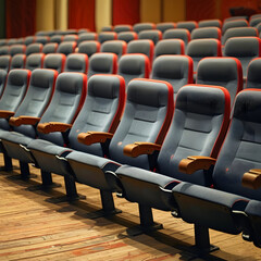 Naklejka premium rows of chairs