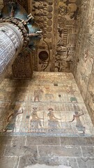 Khnum Temple Columns and Hieroglyphic Carvings – Esna, Luxor, Egypt | Ancient Egyptian Architecture