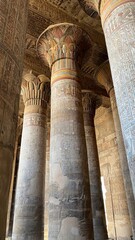Khnum Temple Columns and Hieroglyphic Carvings – Esna, Luxor, Egypt | Ancient Egyptian Architecture