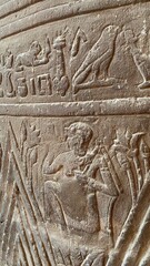 Khnum Temple Columns and Hieroglyphic Carvings – Esna, Luxor, Egypt | Ancient Egyptian Architecture