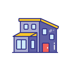 House vector icon stock illustration