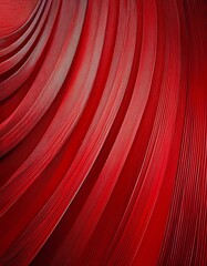 Fototapeta premium An abstract red background adorned with stripes, providing ample space for text