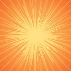 Obraz premium Light burst background. Glow beam with yellow rays