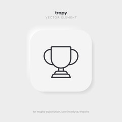 Award and winner cup icon. Awards simple yellow icons. Medal sign collection. Medal, medal ribbon, ribbon, gold, badge, award, number, cup, star, trophy